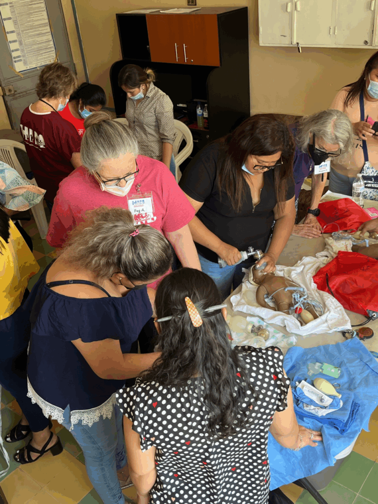 Helping Babies Breathe and Helping Mothers Survive Overhead Picture